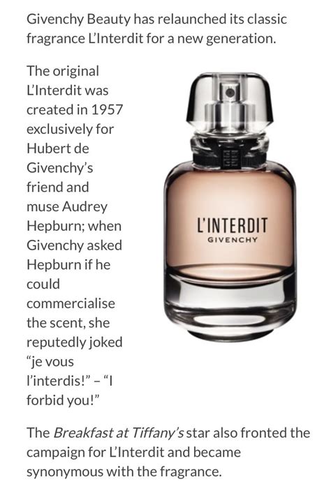 audrey hepburn signature perfume